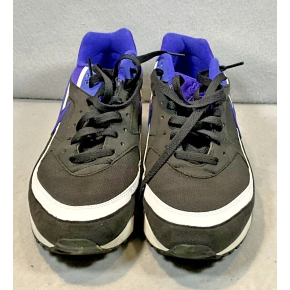 2015 Nike Air Max BW Ultra Black Purple White Shoes Mens Size 10.5 819522-051